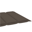 vidaXL Teak Wood Sun Lounger and Table