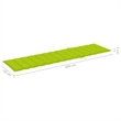 vidaXL Teak Wood Sun Lounger in Green