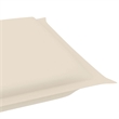 vidaXL Teak Wood Sun Lounger in Cream