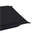 vidaXL Teak Wood Sun Lounger in Black