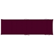 vidaXL Teak Wood Sun Lounger in Wine Red
