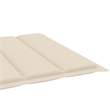 vidaXL Sun Lounger in Cream
