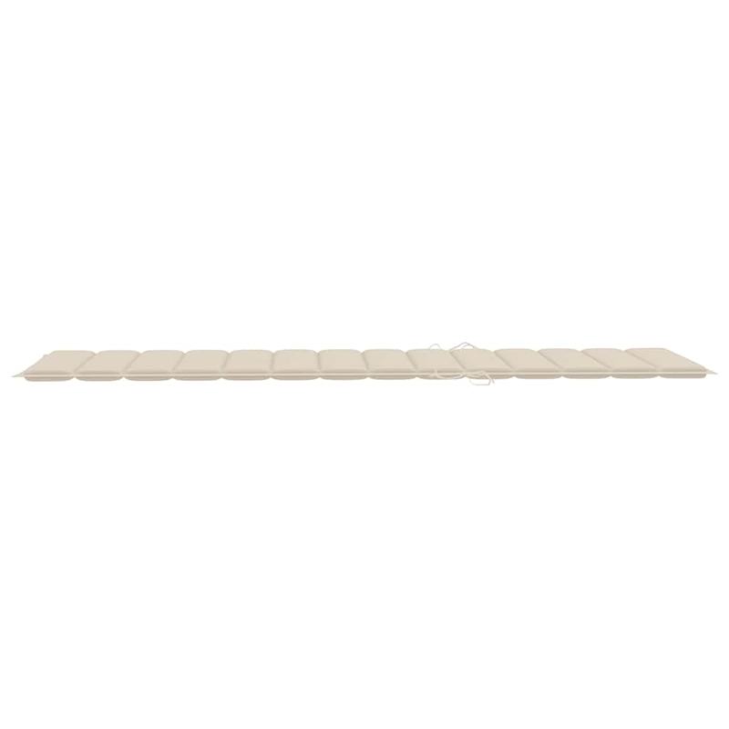 vidaXL Sun Lounger in Beige