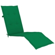 vidaXL Solid Acacia Wood Deck Chair in Brown