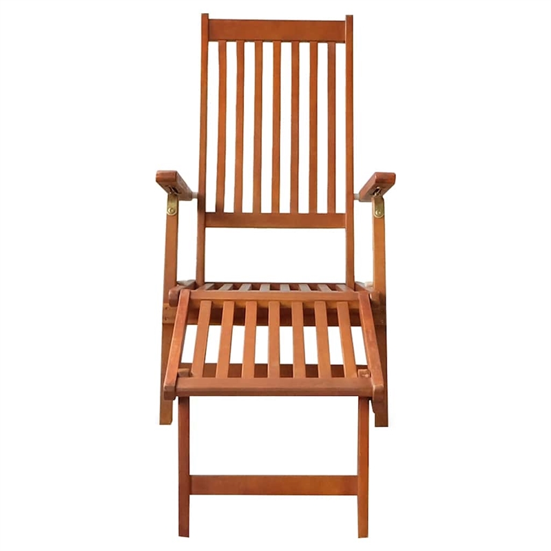 vidaXL Patio Deck Chair in Bright Green Cushion