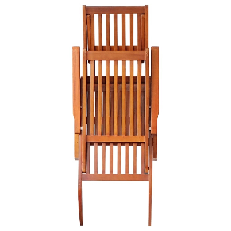 vidaXL Patio Deck Chair in Bright Green Cushion