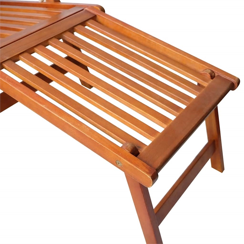 vidaXL Patio Deck Chair in Bright Green Cushion