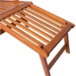 vidaXL Patio Deck Chair in Bright Green Cushion