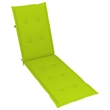 vidaXL Patio Deck Chair in Bright Green Cushion