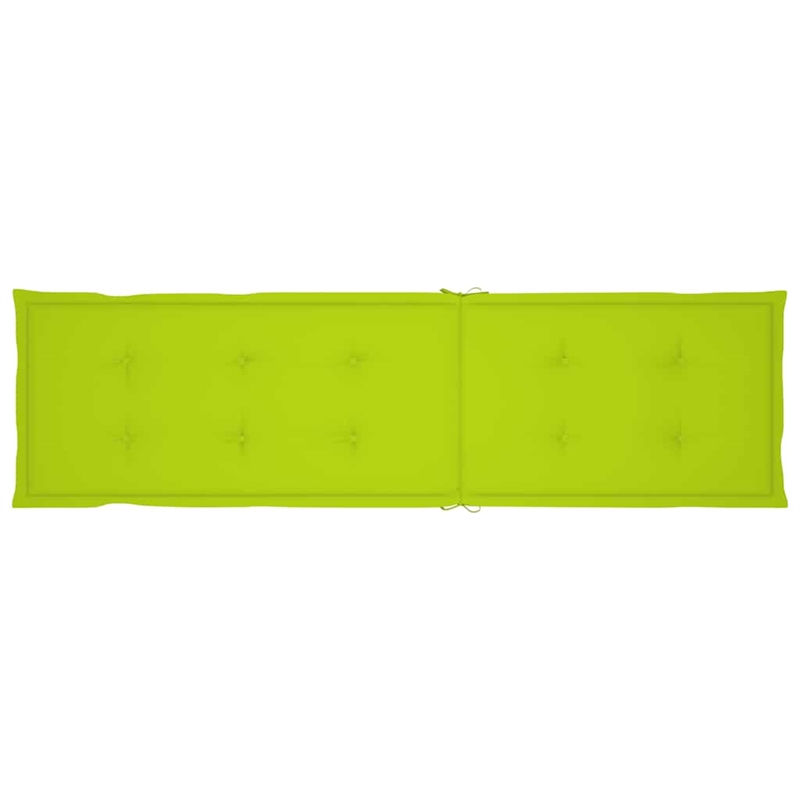 vidaXL Patio Deck Chair in Bright Green Cushion