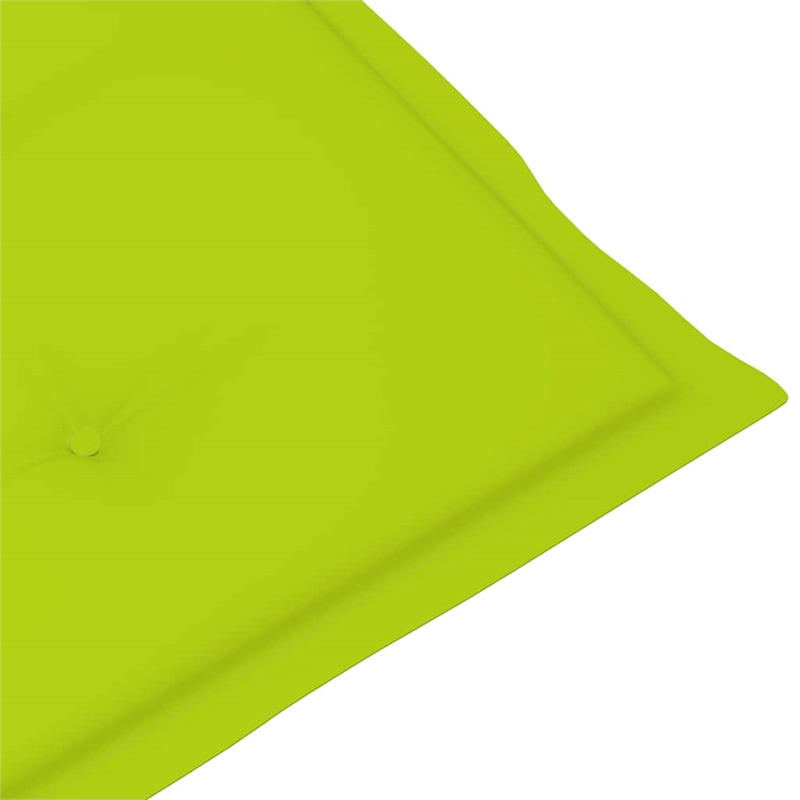 vidaXL Patio Deck Chair in Bright Green Cushion