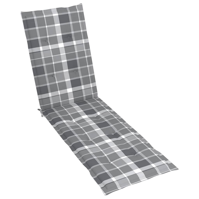 vidaXL Solid Acacia Wood Foldable Patio Deck Chair in Brown
