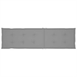 vidaXL Solid Acacia Wood Deck Chair in Gray