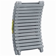 vidaXL Solid Acacia Wood Sun Lounger in Gray