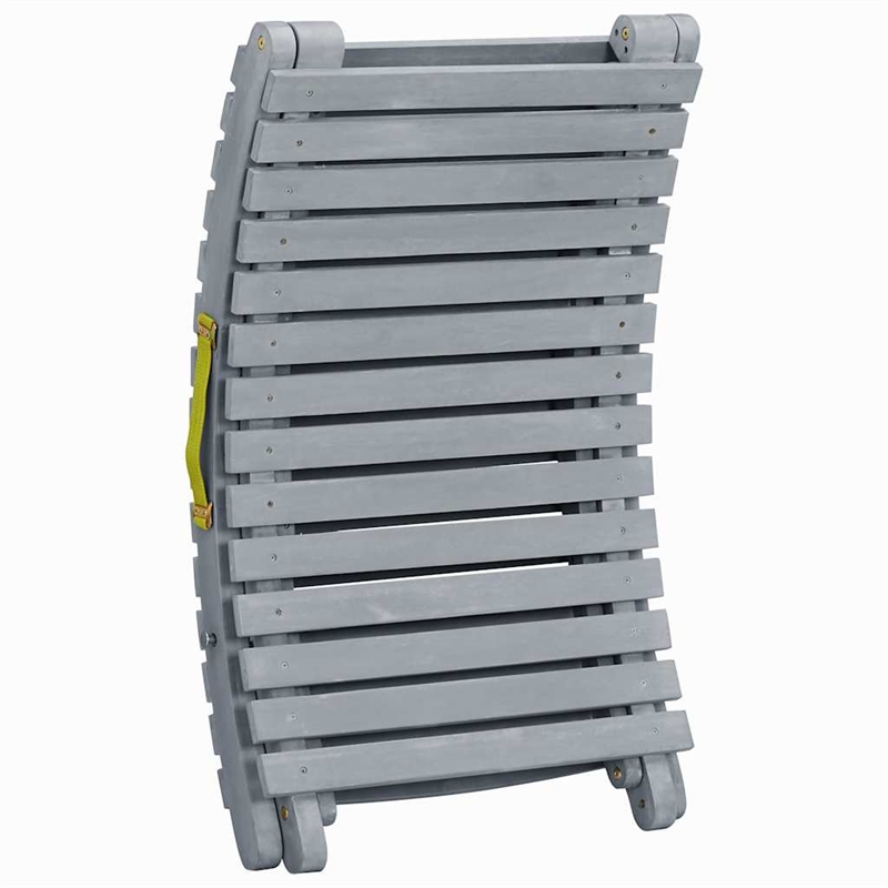vidaXL Sun Lounger in Gray