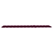 vidaXL Sun Lounger in Wine Red Cushion (Set of 2)