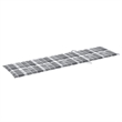 vidaXL Teak Wood Sun Lounger in Gray (Set of 2)