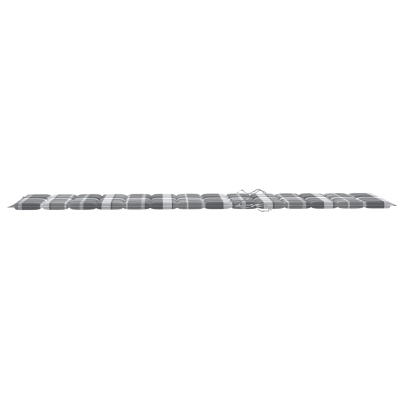vidaXL Teak Wood Sun Lounger in Gray (Set of 2)