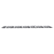 vidaXL Teak Wood Sun Lounger in Gray (Set of 2)