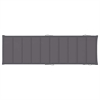 vidaXL Solid Acacia Wood Sun Lounger in Anthracite