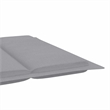 vidaXL Foldable Solid Acacia Wood Sun Lounger in Gray