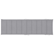 vidaXL Foldable Solid Acacia Wood Sun Lounger in Gray