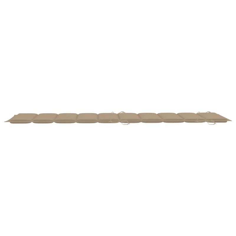 vidaXL Solid Acacia Wood Sun Lounger