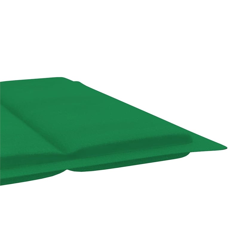 vidaXL Solid Acacia Wood Patio Sun Lounger in Green