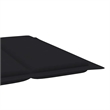 vidaXL Solid Acacia Wood Sun Lounger in Black