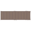 vidaXL Solid Acacia Wood Sun Lounger in Taupe