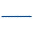 vidaXL Solid Acacia Wood Sun Lounger in Royal Blue
