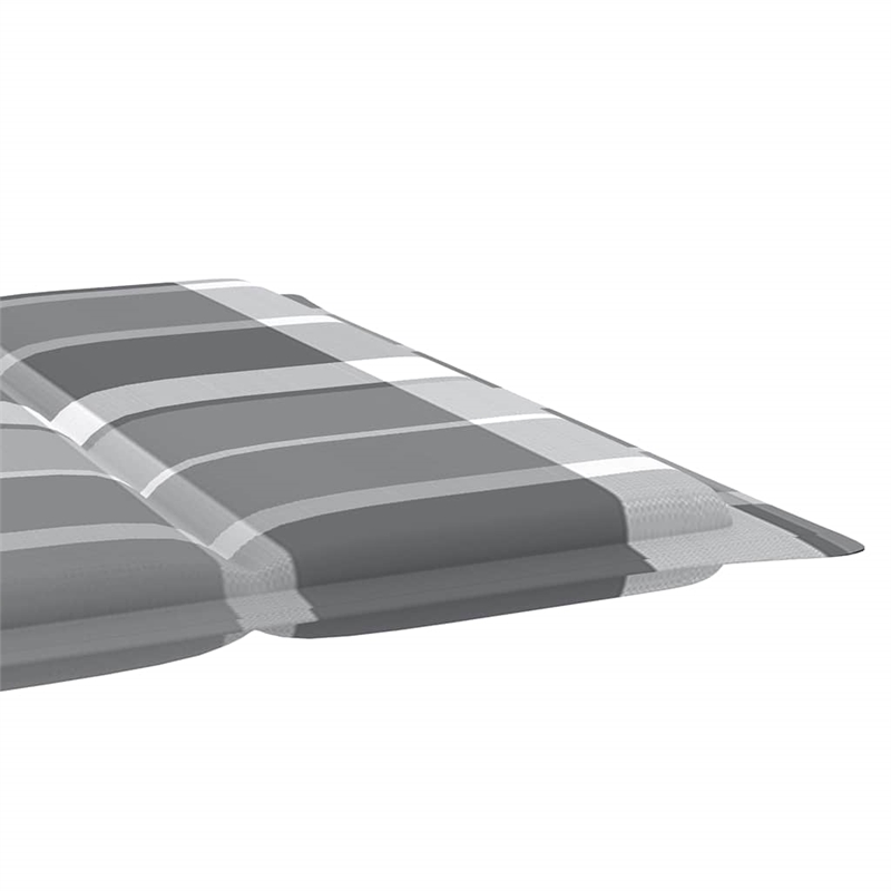 vidaXL Solid Acacia Wood Sun Lounger in Gray