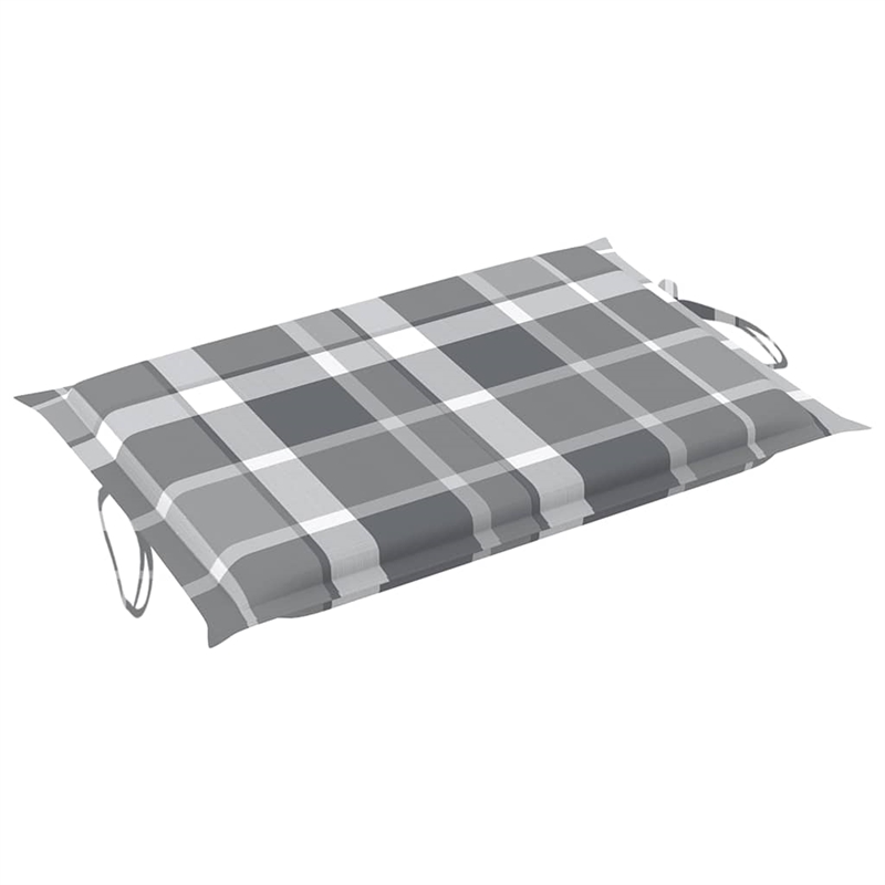 vidaXL Solid Acacia Wood Sun Lounger in Gray
