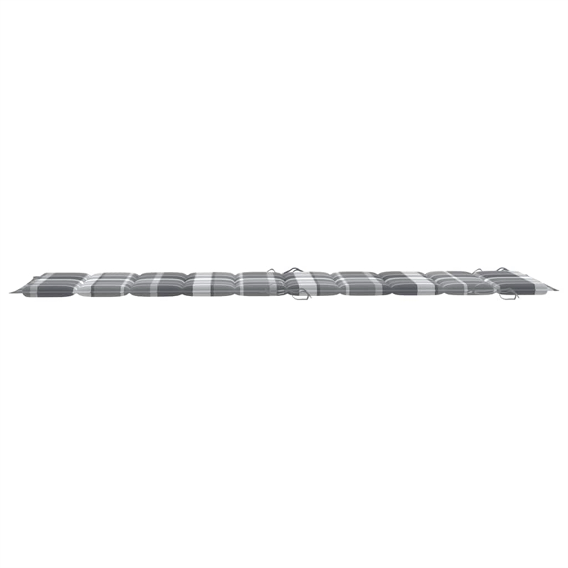 vidaXL Solid Acacia Wood Sun Lounger in Gray