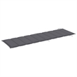 vidaXL Solid Acacia Wood Sun Lounger in Anthracite