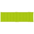 vidaXL Solid Acacia Wood Sun Lounger in Green
