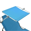 vidaXL Sun Lounger in Blue/Turquoise