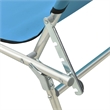 vidaXL Sun Lounger in Blue/Turquoise
