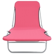 vidaXL Sun Lounger in Pink (Set of 2)