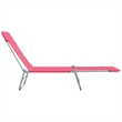 vidaXL Sun Lounger in Pink (Set of 2)