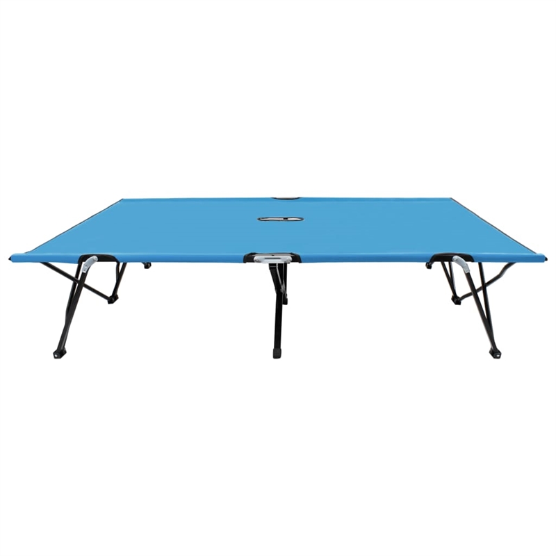 vidaXL Sun Lounger in Blue