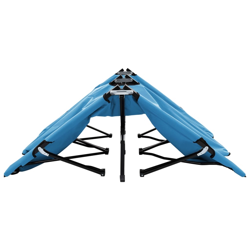 vidaXL Sun Lounger in Blue