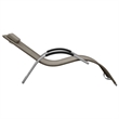 vidaXL Aluminum Sun Lounger in Gray/Taupe