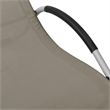 vidaXL Aluminum Sun Lounger in Gray/Taupe