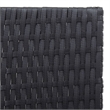 vidaXL PE Rattan Garden Lounge in Black