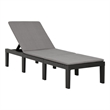 vidaXL Sun Lounger in Anthracite/Gray
