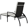 vidaXL PE Rattan Sun Lounger in Brown