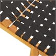 vidaXL Sun Lounger in Black/Brown (Set of 2)