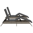 vidaXL Sun Lounger in Gray
