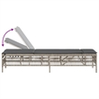 vidaXL Sun Lounger in Light Gray